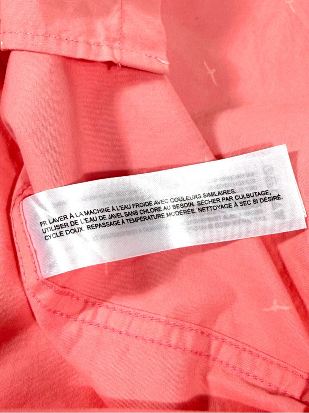 Denim & Flower Ricky Singh Pink Bird Slim Fit Short Sleeve Button Down Shirt S - Picture 12 of 12